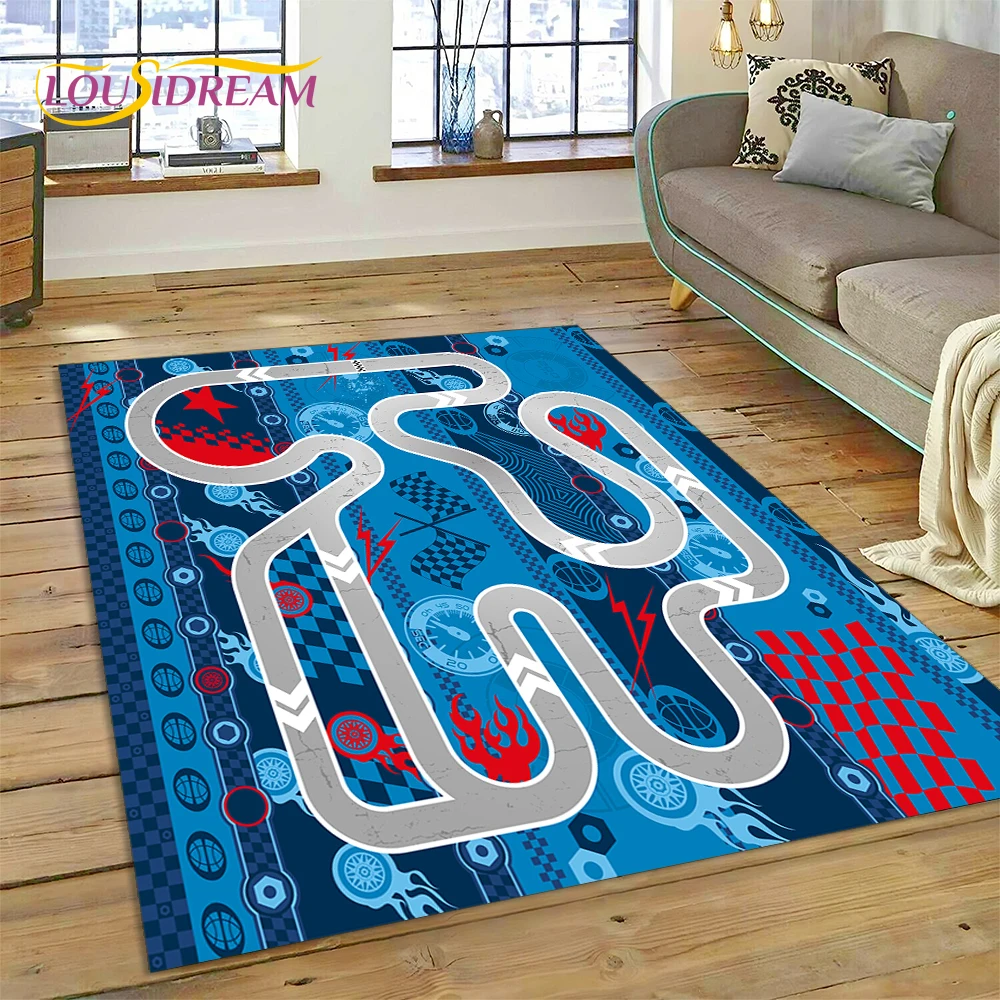 Commercial Road Printing - Traffico cittadino Mappa stradale Runway Tappetino