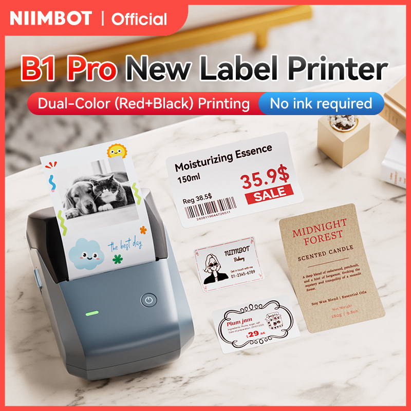 Commercial Shirt Printing Machine - Stampante di Etichette Niimbot B1 Pro,
