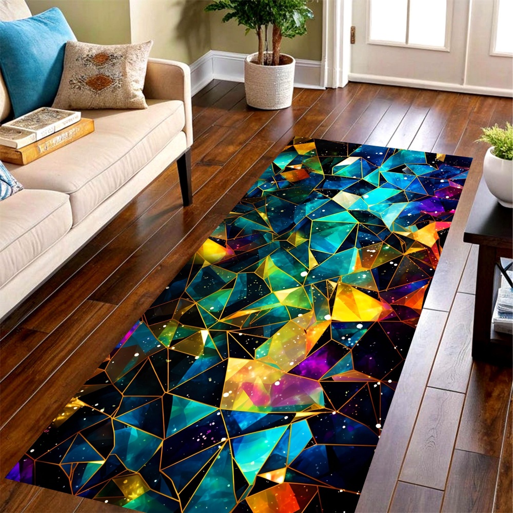 Commercial Printing House - Tappeto lungo Galaxy Crystal Triangle Long