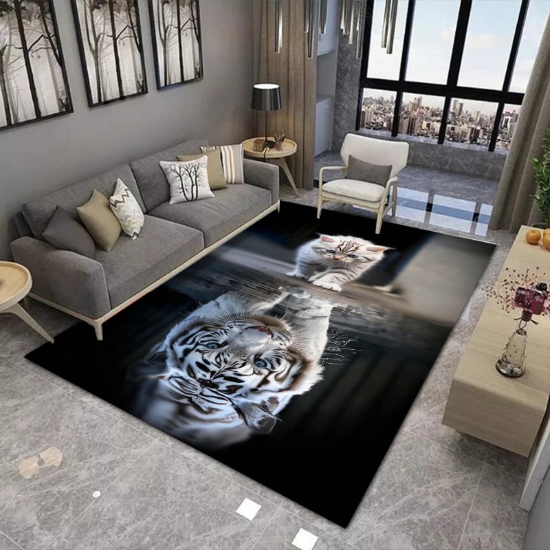 Commercial Printing And Design - Tappeto con stampa animalier Tappeto con