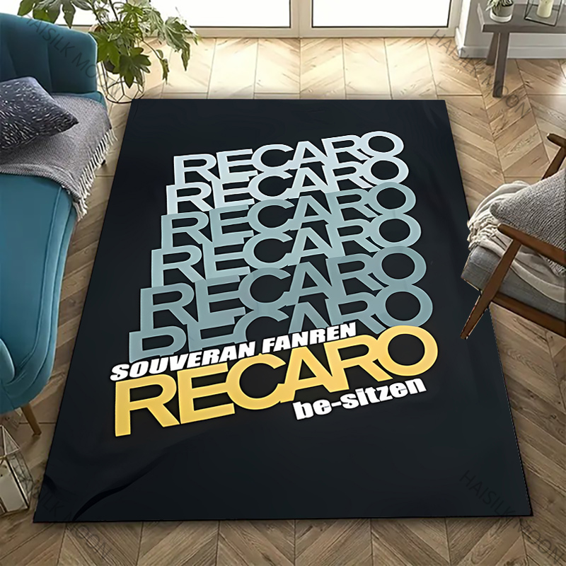Commercial Printing Format - Tappeto stampato con motivo logo R-Recaro