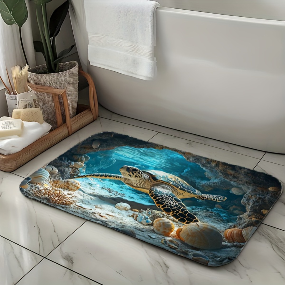 Tappeto con tartaruga marina,  - Commercial Printing And Design recensione e prezzo