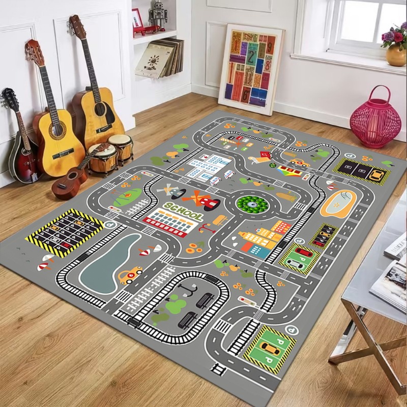 Tappeto per bambini City Traff - Commercial Road Printing recensione e prezzo