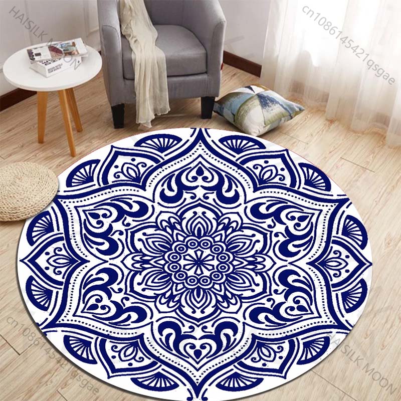 Intricato design mandala blu.  - Commercial Printing And Design recensione e prezzo