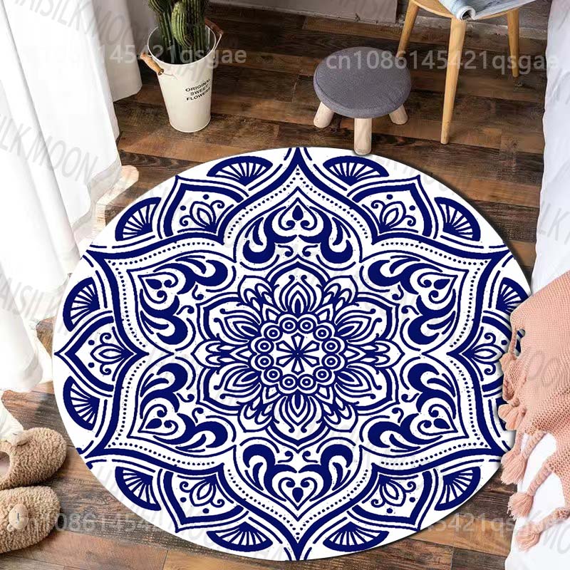 Intricato design mandala blu.  - Commercial Printing And Design recensione e prezzo