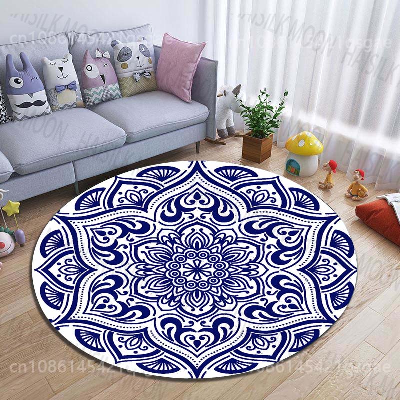 Intricato design mandala blu.  - Commercial Printing And Design recensione e prezzo